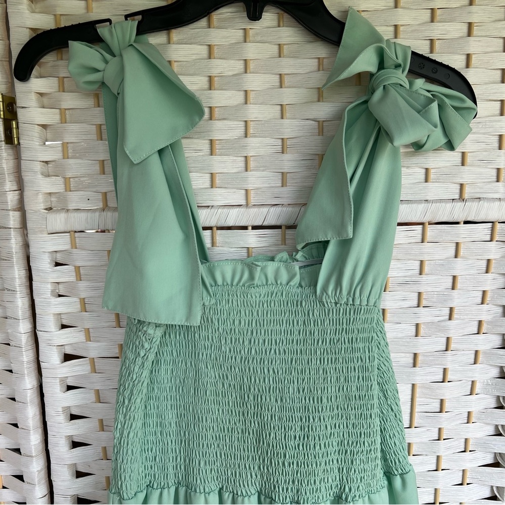 Light blue maxi dress